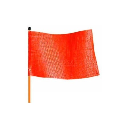 Justrite Light Duty Non-Lighted Warning Whip, Orange FSRR7O-HB